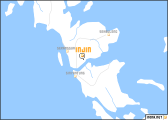 map of Injin