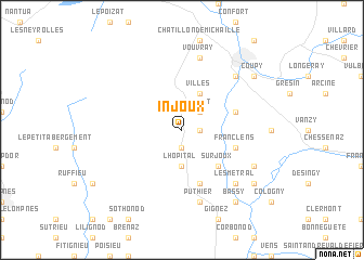 map of Injoux