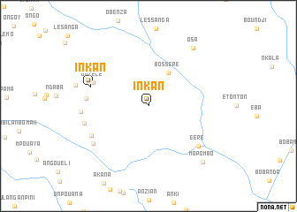 map of Inkan