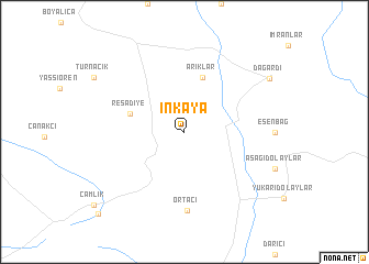 map of İnkaya