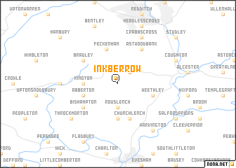 map of Inkberrow