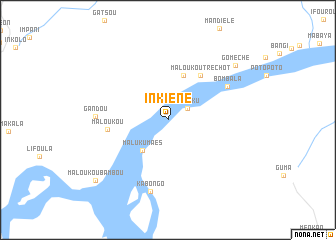 map of Inkiene