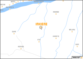 map of Inkiene