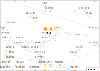 map of Inkilä