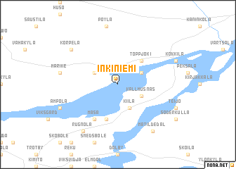 map of Inkiniemi