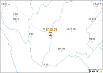 map of Inkiri