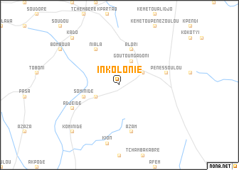 map of Inkolonié