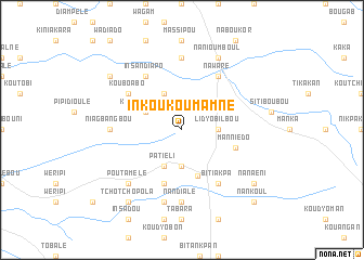 map of Inkoukoumamné