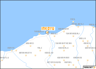map of İnköyü