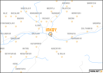 map of İnköy