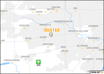 map of Inkster