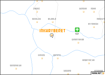 map of Inkway Beret