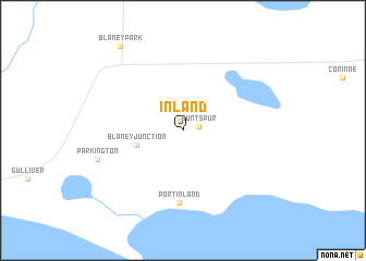 map of Inland