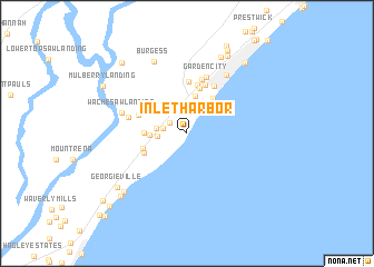 map of Inlet Harbor