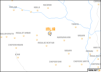 map of Inlia