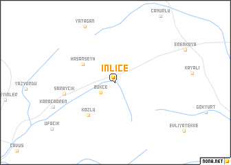 map of İnlice