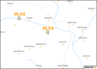 map of İnlice