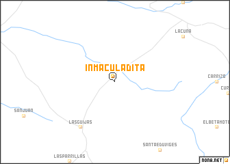 map of Inmaculadita