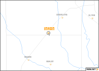 map of Inman