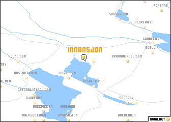 map of Innansjön