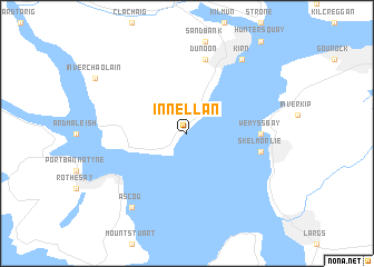 map of Innellan
