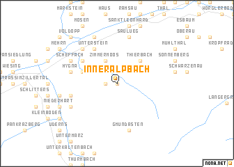 map of Inneralpbach