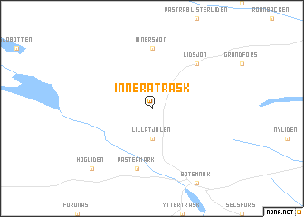 map of Inneråträsk