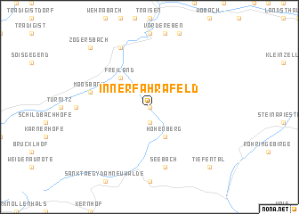 map of Innerfahrafeld