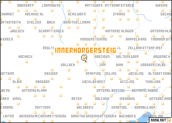 map of Innerhörgersteig