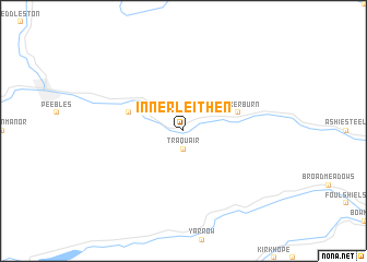 map of Innerleithen