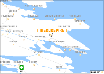 map of Innerursviken