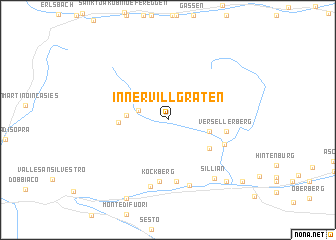 map of Innervillgraten