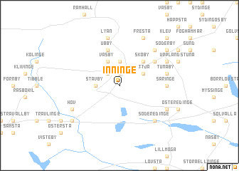 map of Inninge