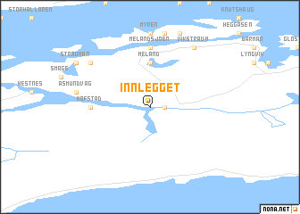 map of Innlegget