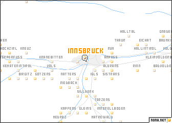 map of Innsbruck