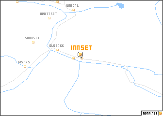 map of Innset