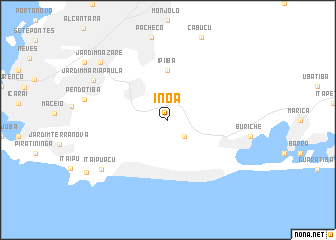 map of Inoã