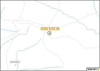 map of Inocência