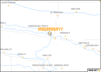 map of (( Inogorodnyy ))