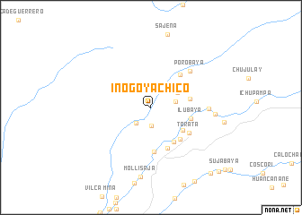 map of Inogoya Chico