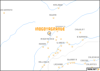 map of Inogoya Grande