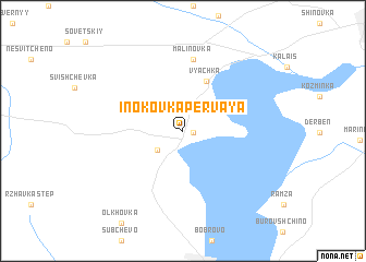 map of Inokovka Pervaya