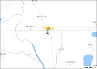 map of Inola
