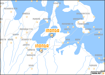 map of Inonda