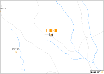 map of Inoro