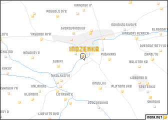 map of Inozemka