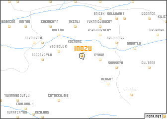 map of İnözü