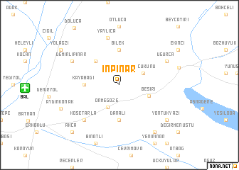 map of İnpınar