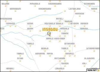 map of Insadou