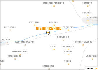 map of Insar-Akshino